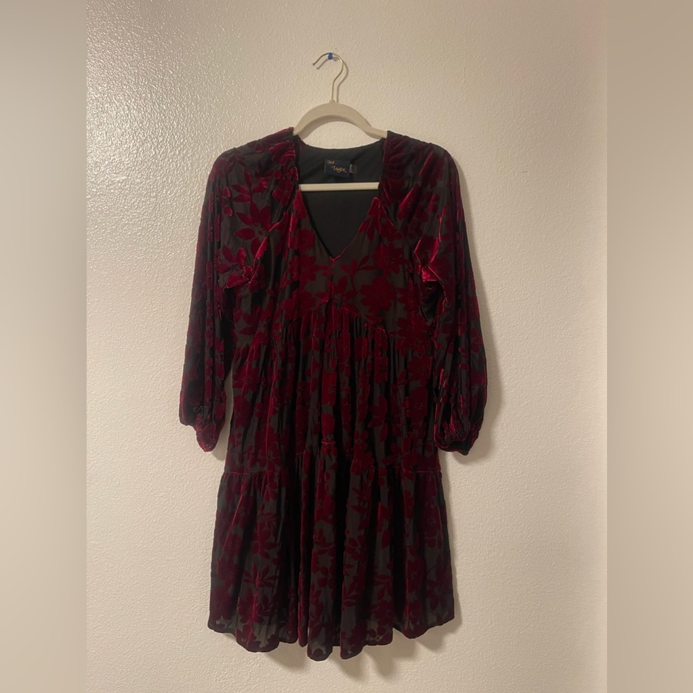 Dark burgandy dress